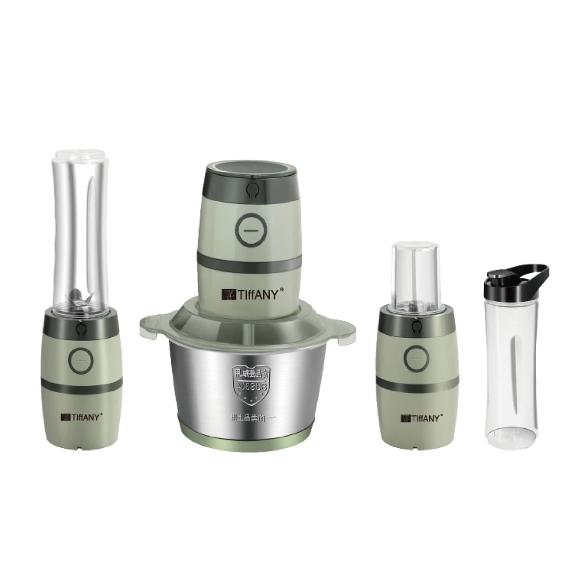 3 in 1 Multifunctional Food Processor Stainless Steel Electric Grinder