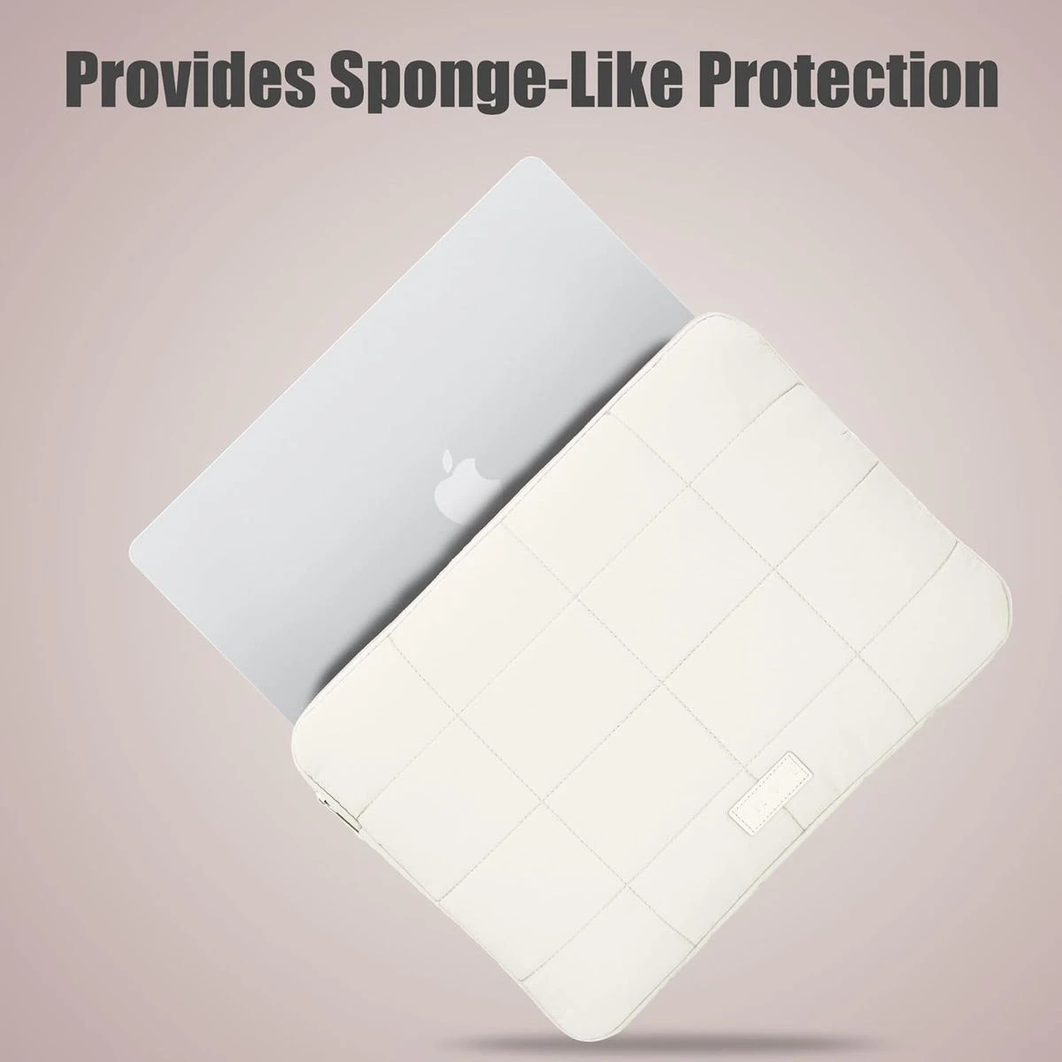 Padded Sleeve with Zip Closure Portable Laptop Sleeve 15"