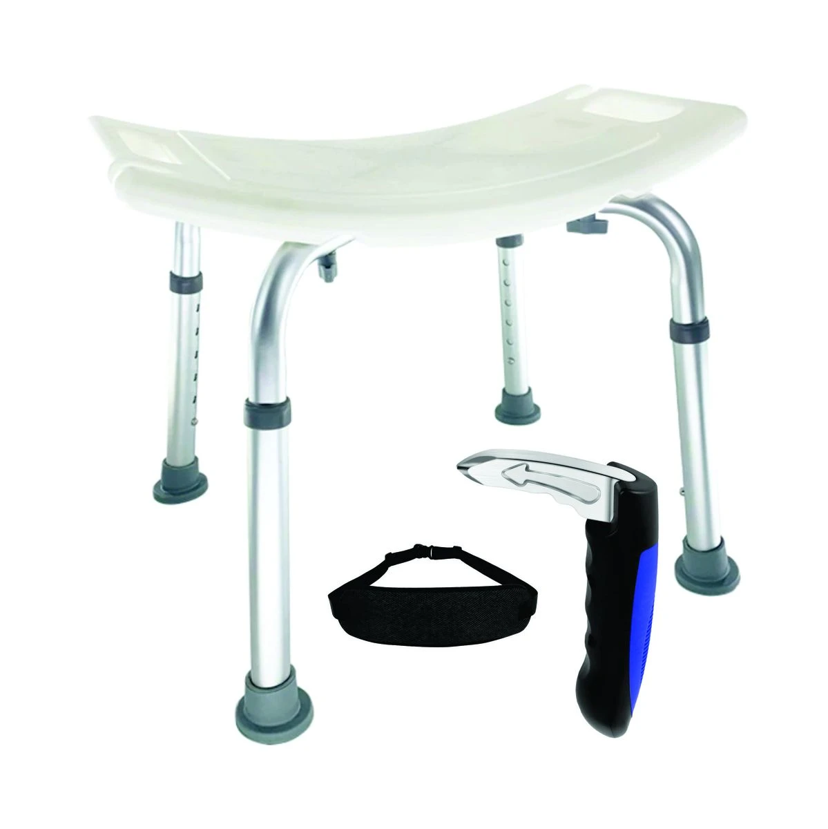 Non Slip Bathing Bench for Elderly & Disabled, Lightweight Shower Seat