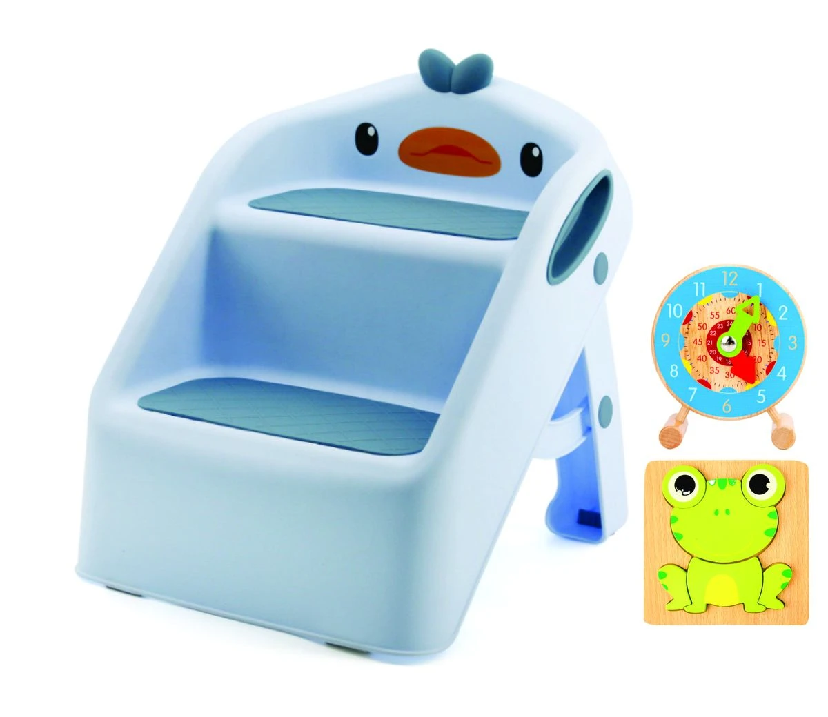 2-Step Folding Stool for Toddlers for Kitchen Bathroom Sink