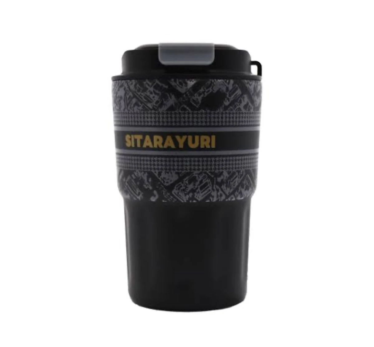 360ml Sitarayuri Leakproof Stainless Steel Coffee Cup with Carrying Strap