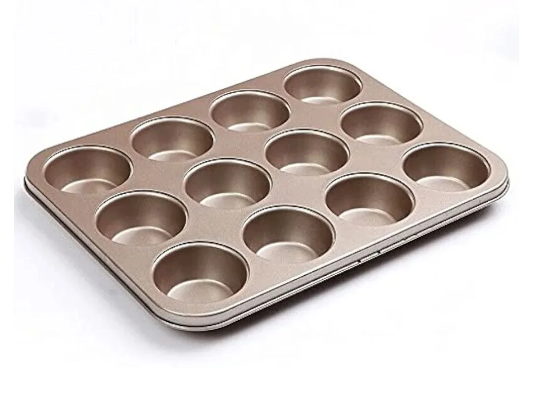 Non-stick Carbon Steel Muffin Pan 12 Cups