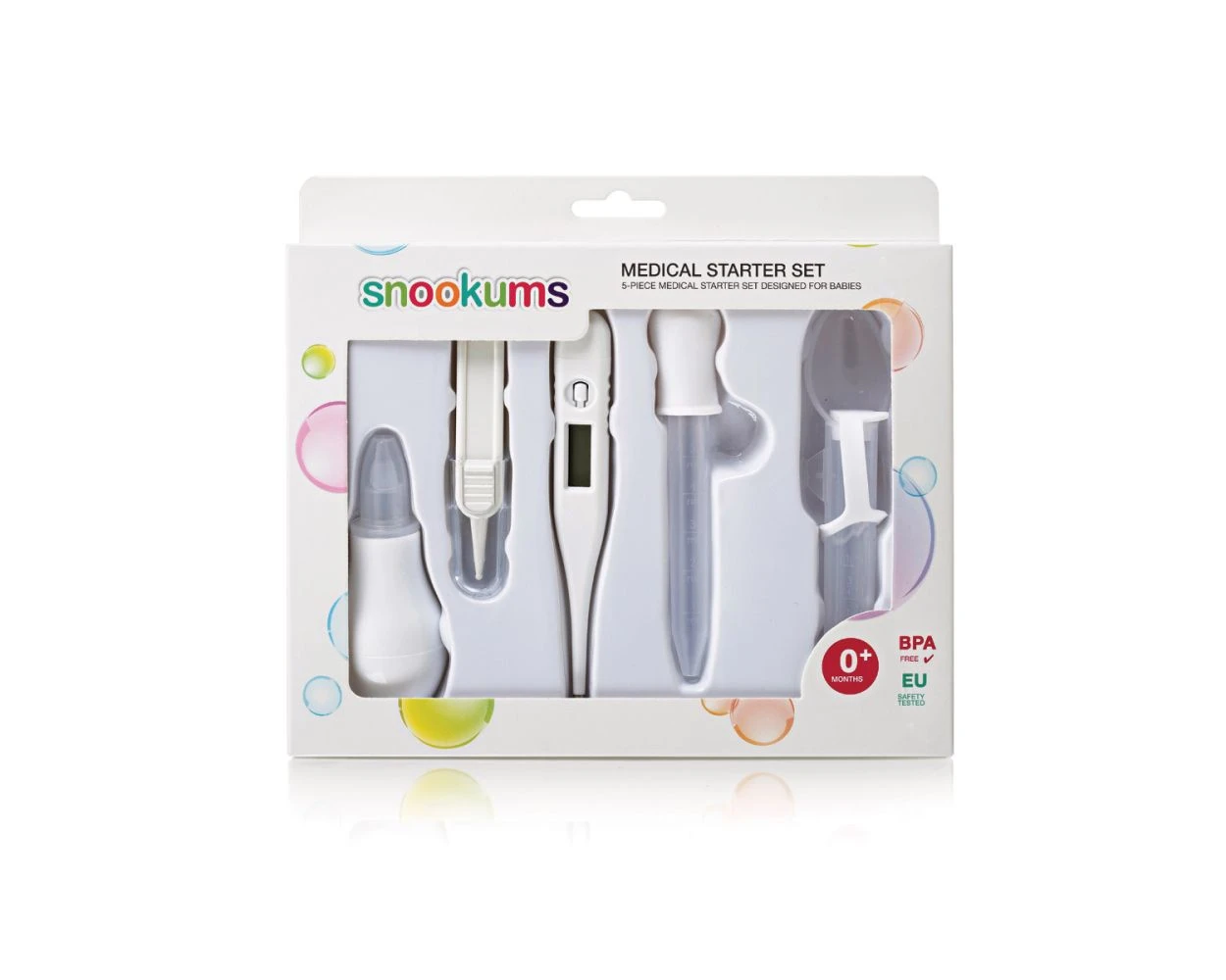 Snookums Baby Medical Starter 5-Piece Set (White)