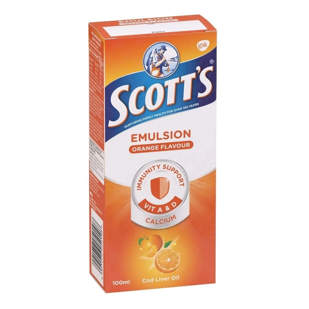 Scotts Emulsion Vitamin Syrup Orange 100ml