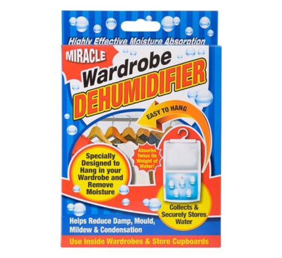 Dehumidifier Hanging Wardrobe Damp Rid Mildew Remove Moisture Dehumidifier