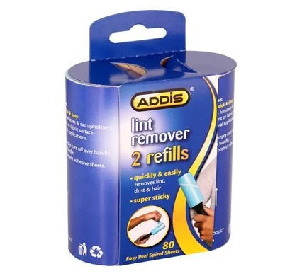 Bulk Pack 4 x Lint Remover Sticky Sheets Refills 2 Pieces
