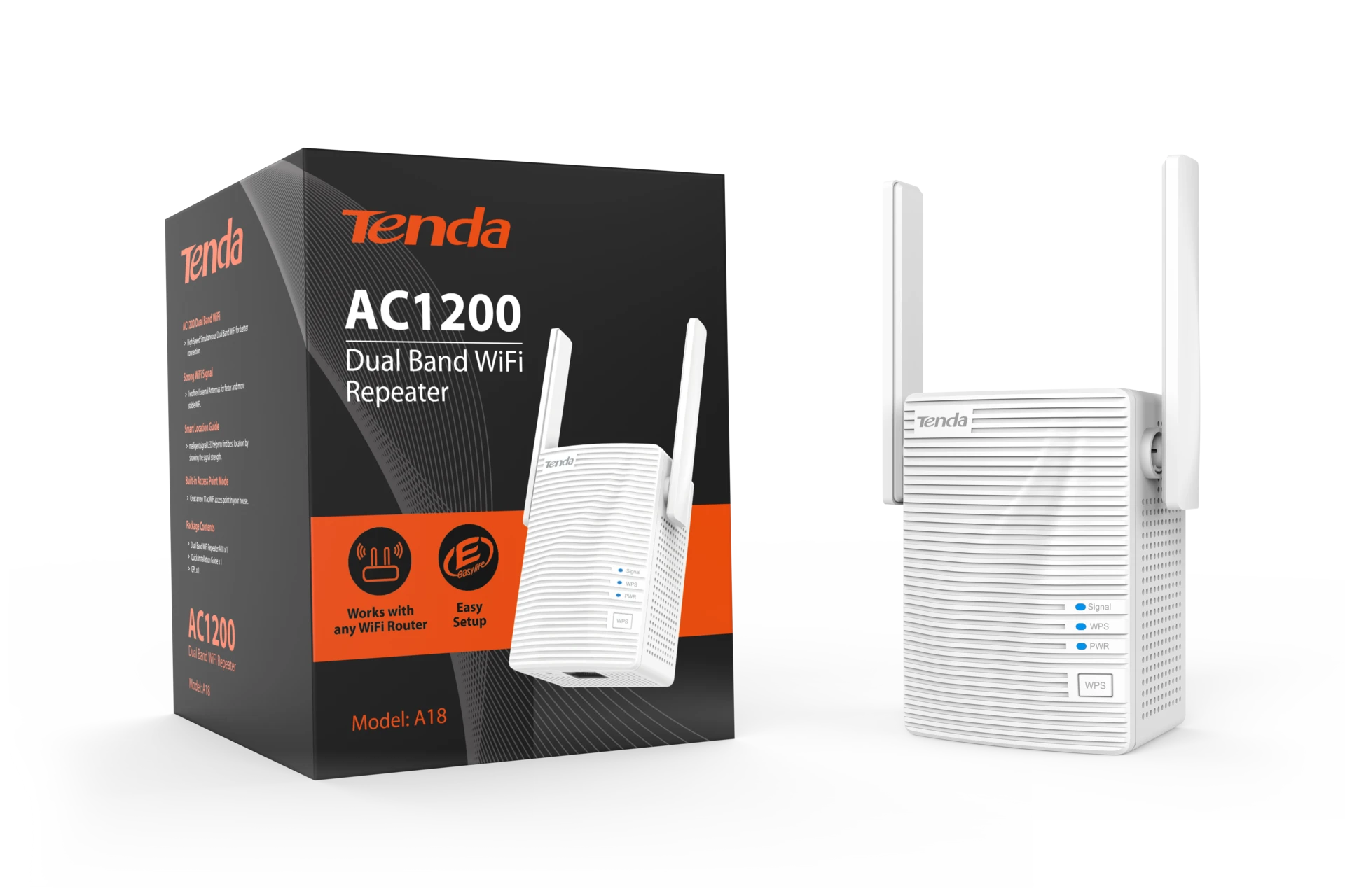 Tenda 1200Mbps Wireless Range Extender