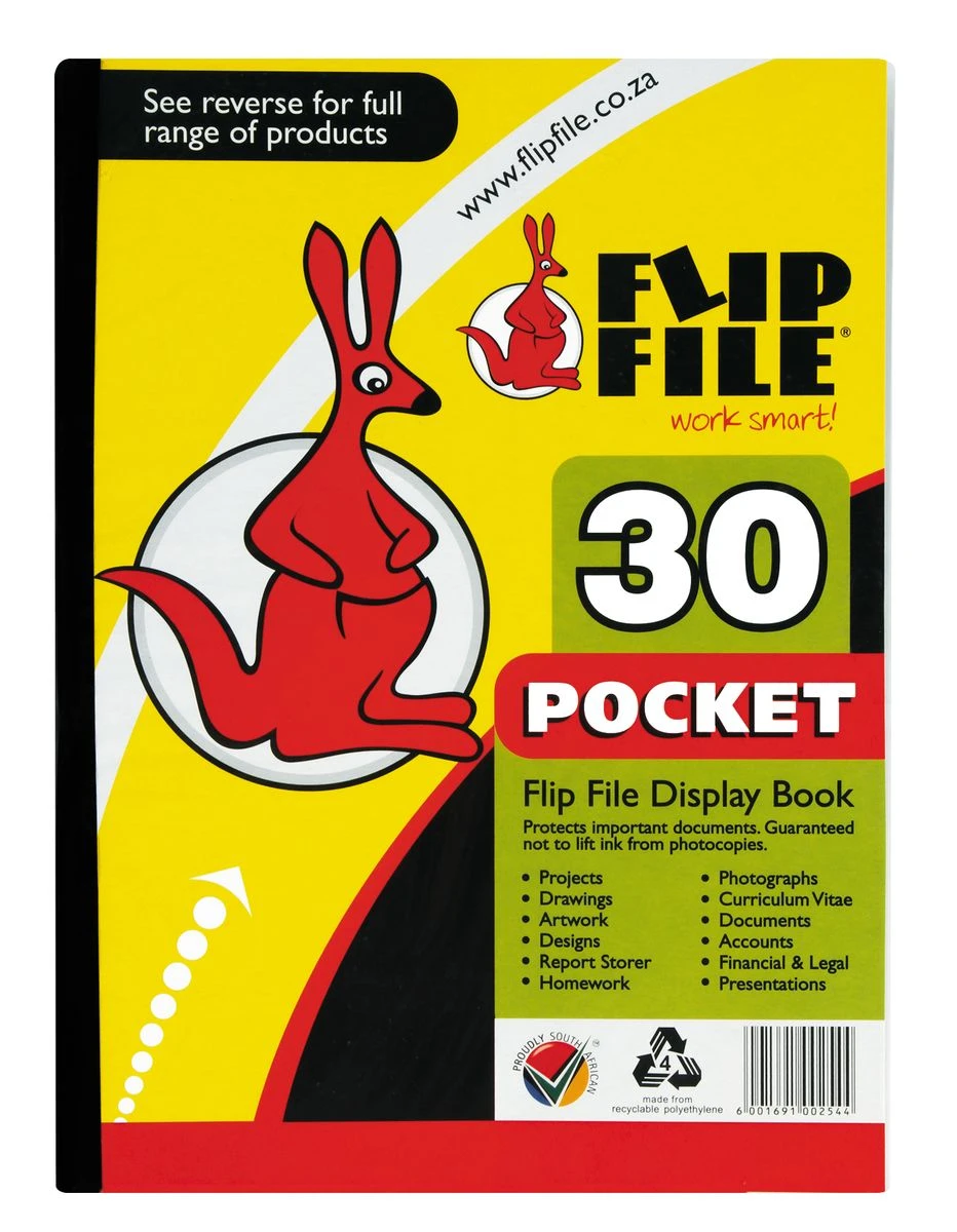 Flip File A4 Display File - 30 Pocket