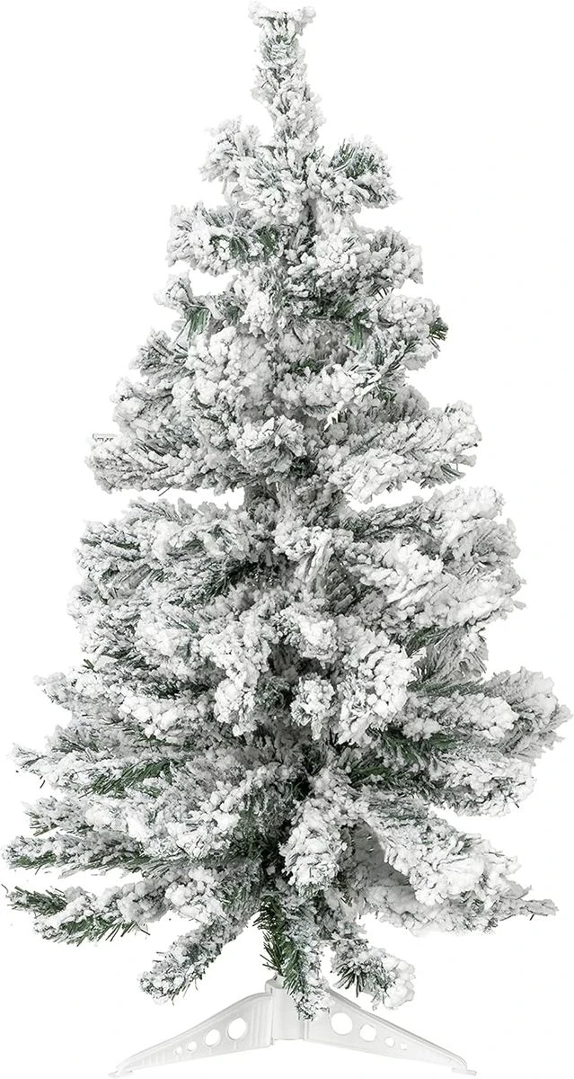 Christmas Trees With White Snow 60 Tips - 60cm
