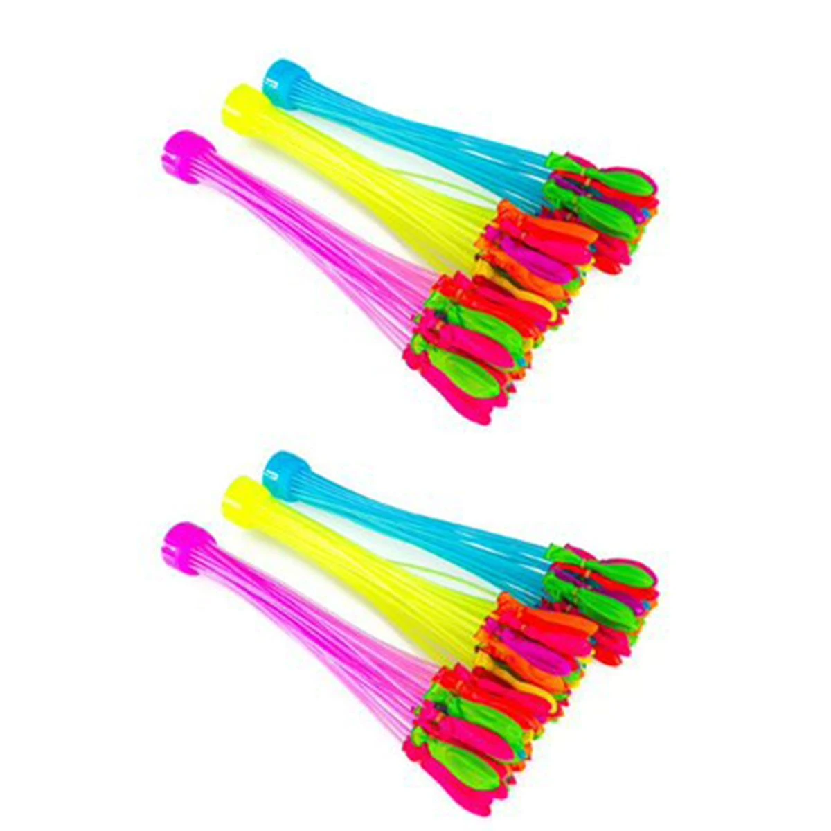 Water Balloons - Rapid Filling, Self Tying (222 Balloons, Assorted Colours)