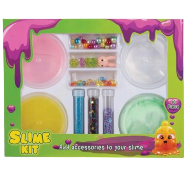 10 Piece DIY Slime with Accessories