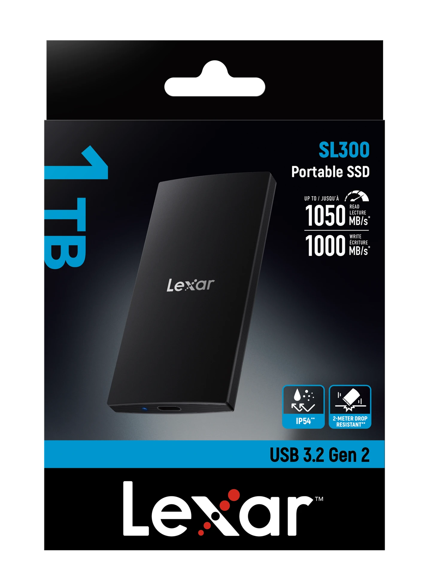 Lexar 1TB Portable SSD 1000MB/s Read/Write