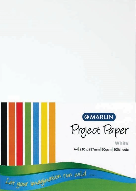 Marlin A4 Project Paper 80gsm 100's - White