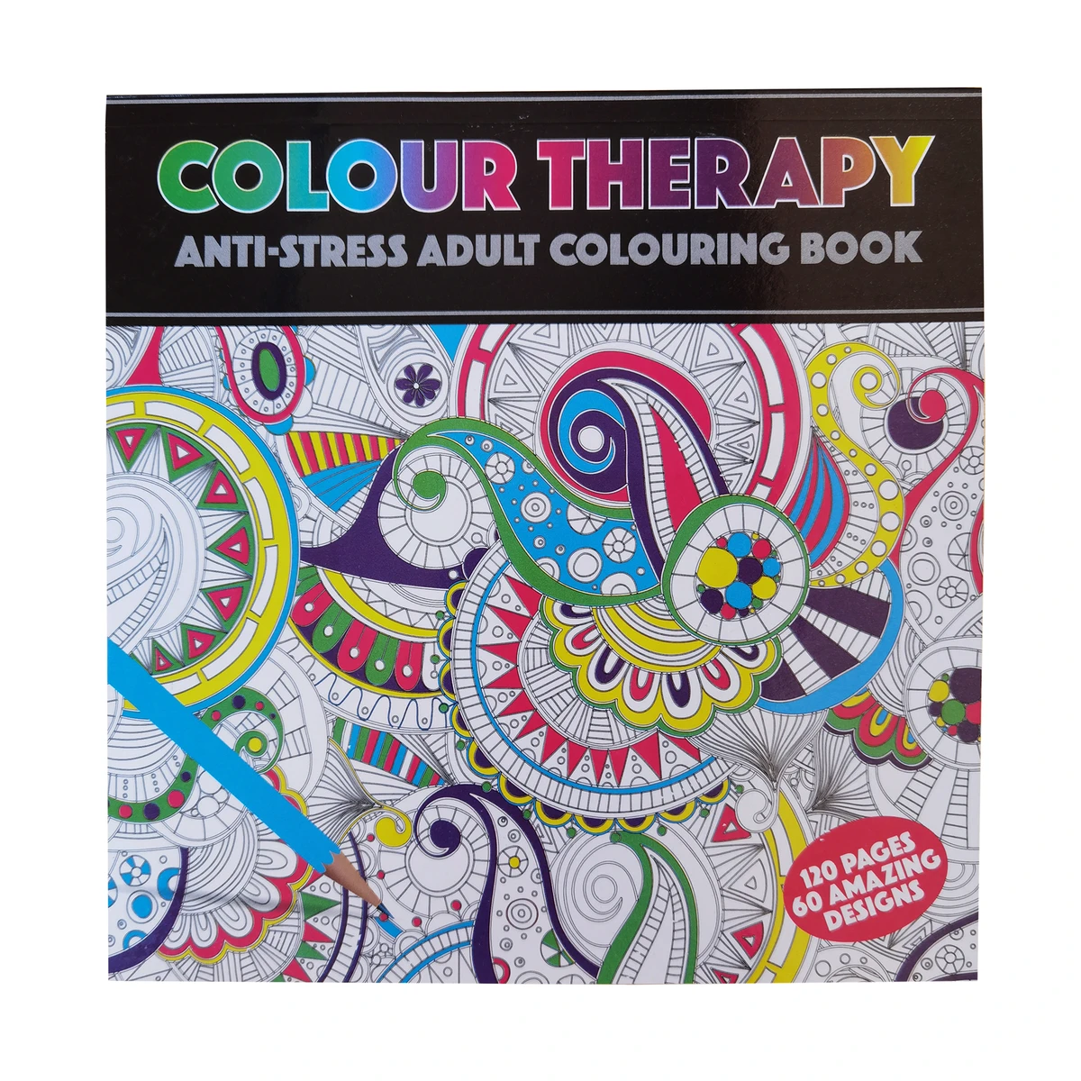 Detailed Patterns - Colour Therapy Book - Anti-Stress