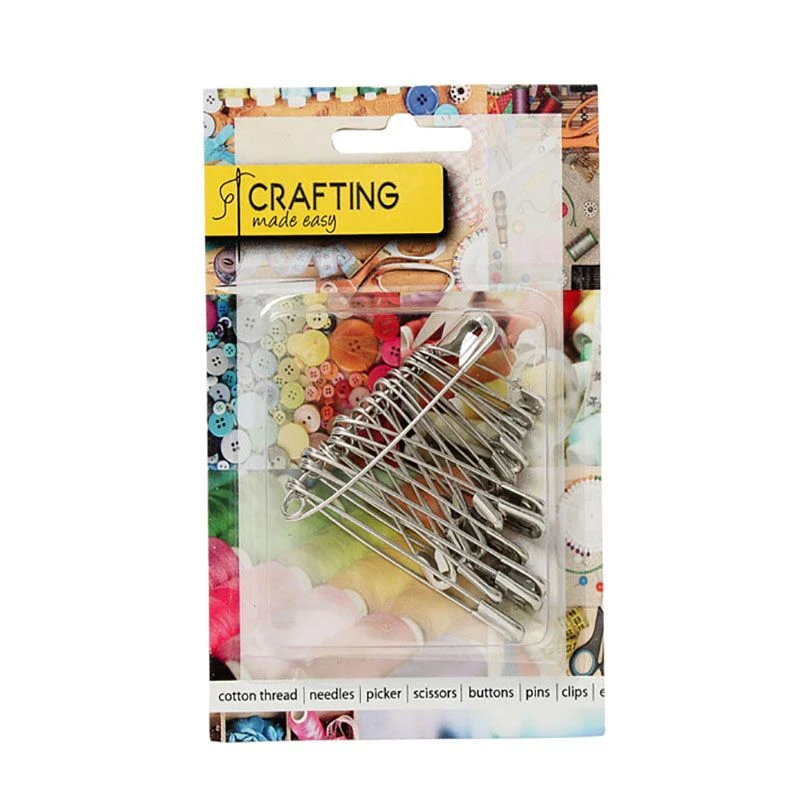 Bulk Pack x 6 Haberdashery Safety Pins 20 Piece