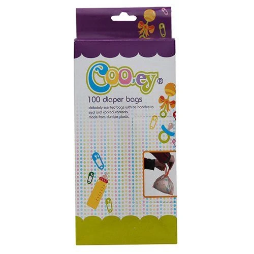 Cooey Diaper Disposal Bags - Pack of 3 - 100 Bags Per Pack