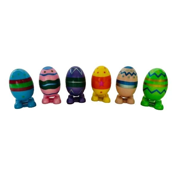 Easter Wind-up Walking Eggs - 6 Piece