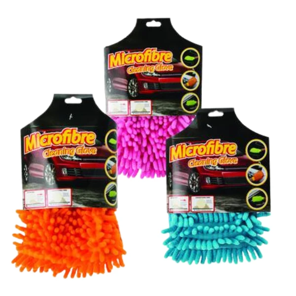 3 x Car Wash Mitt Micro Fibre