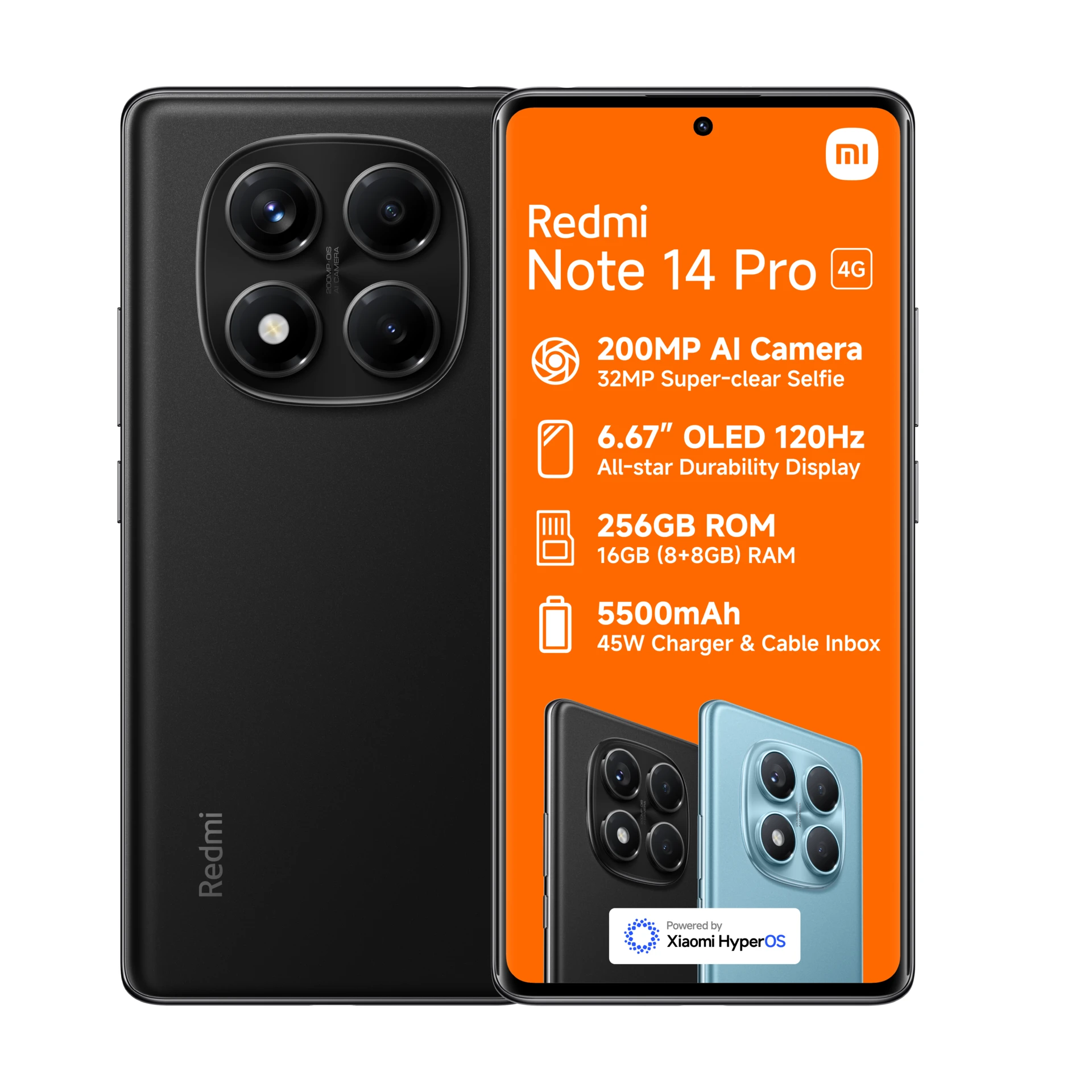 Xiaomi Redmi Note 14 Pro Midnight Black