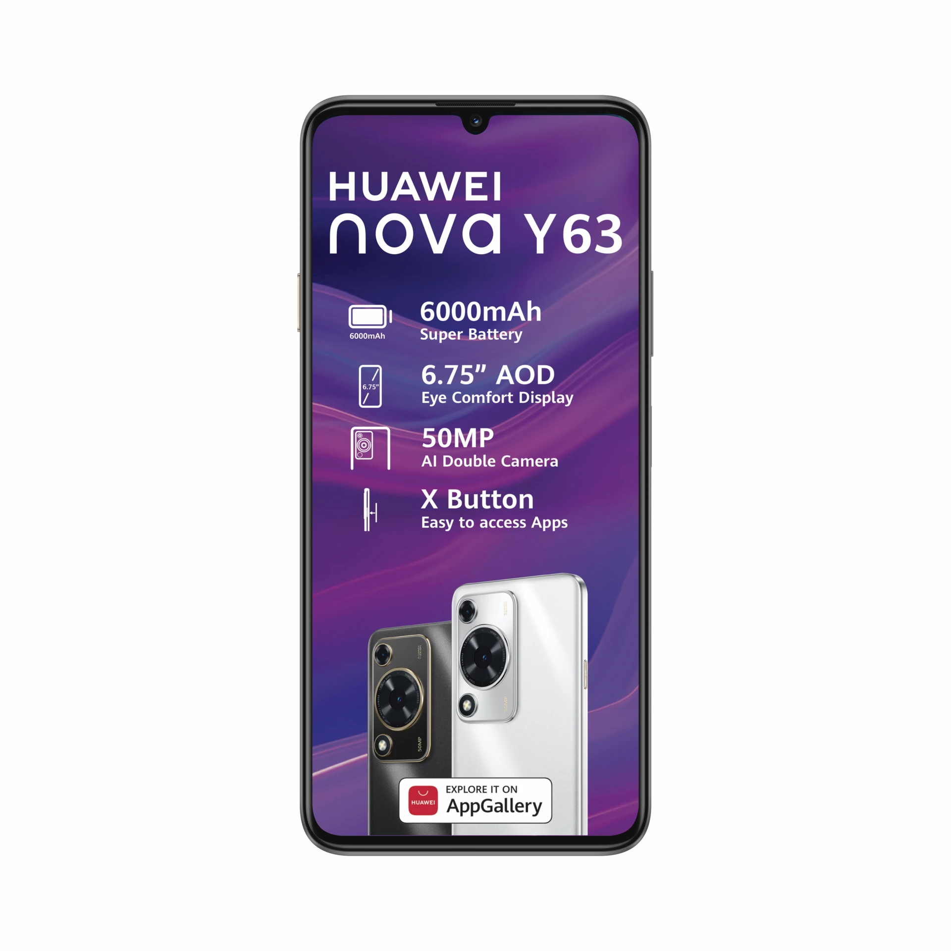 Huawei nova Y63 128GB Black