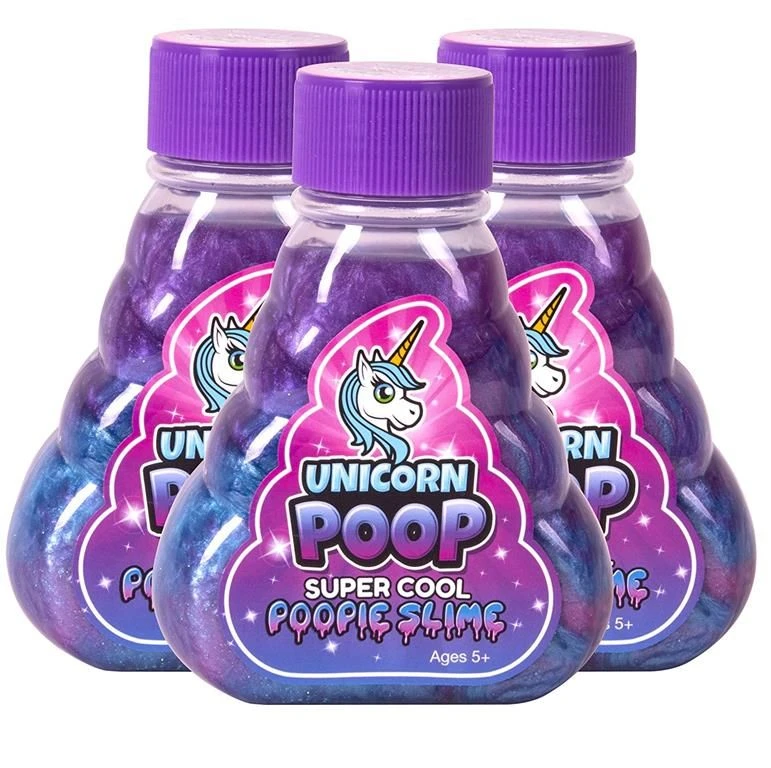 Unicorn Poop Slime - 6 Piece