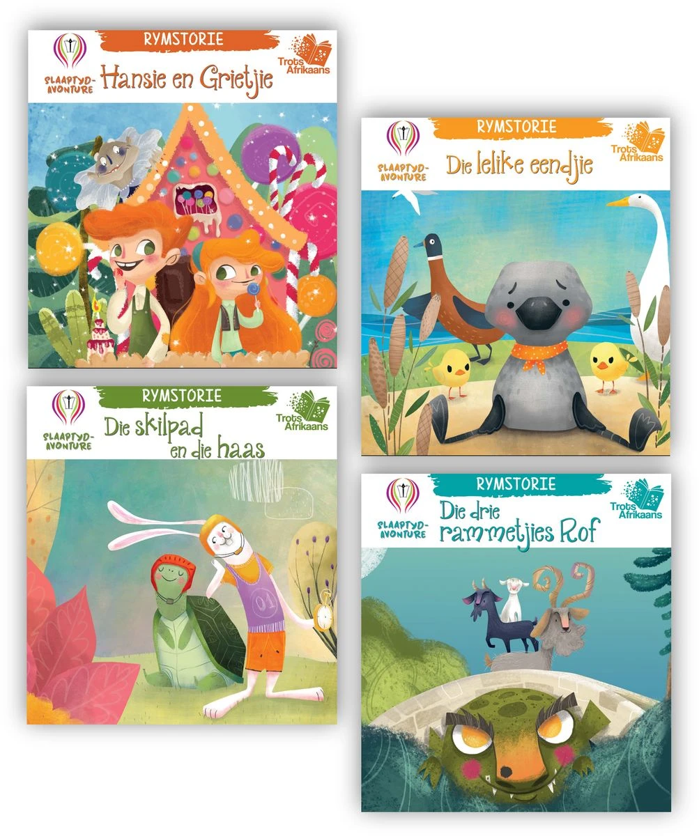 Slaaptyd Avonture Versameling (4 Afrikaanse Boeke)