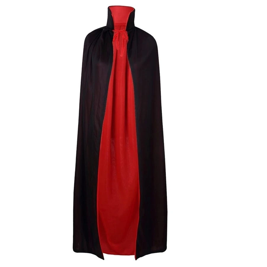 Halloween Reversible Black & Red Vampire Cloak - 120cm