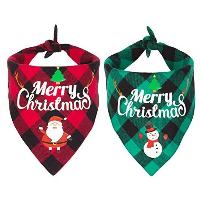 Christmas Pet Bandanas - 2 Pack