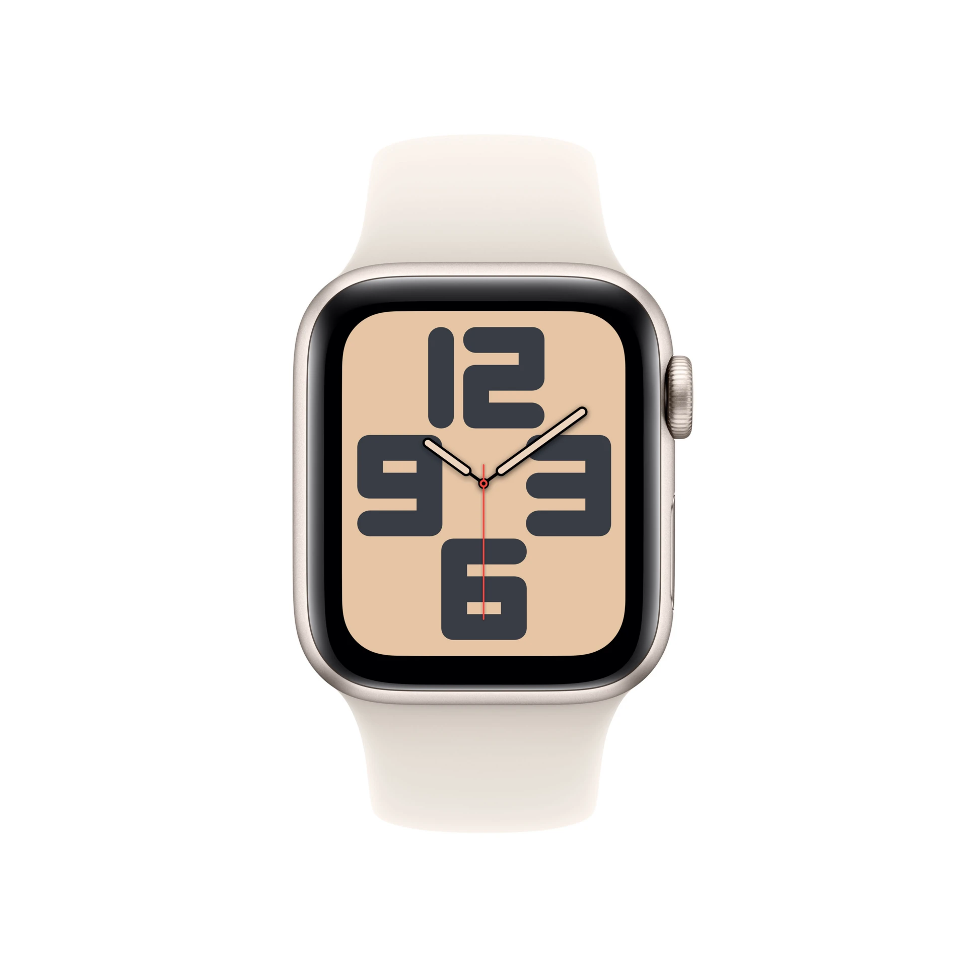 Apple Watch SE GPS + Cell 40mm Starlight Al Case with Starlight SB S/M