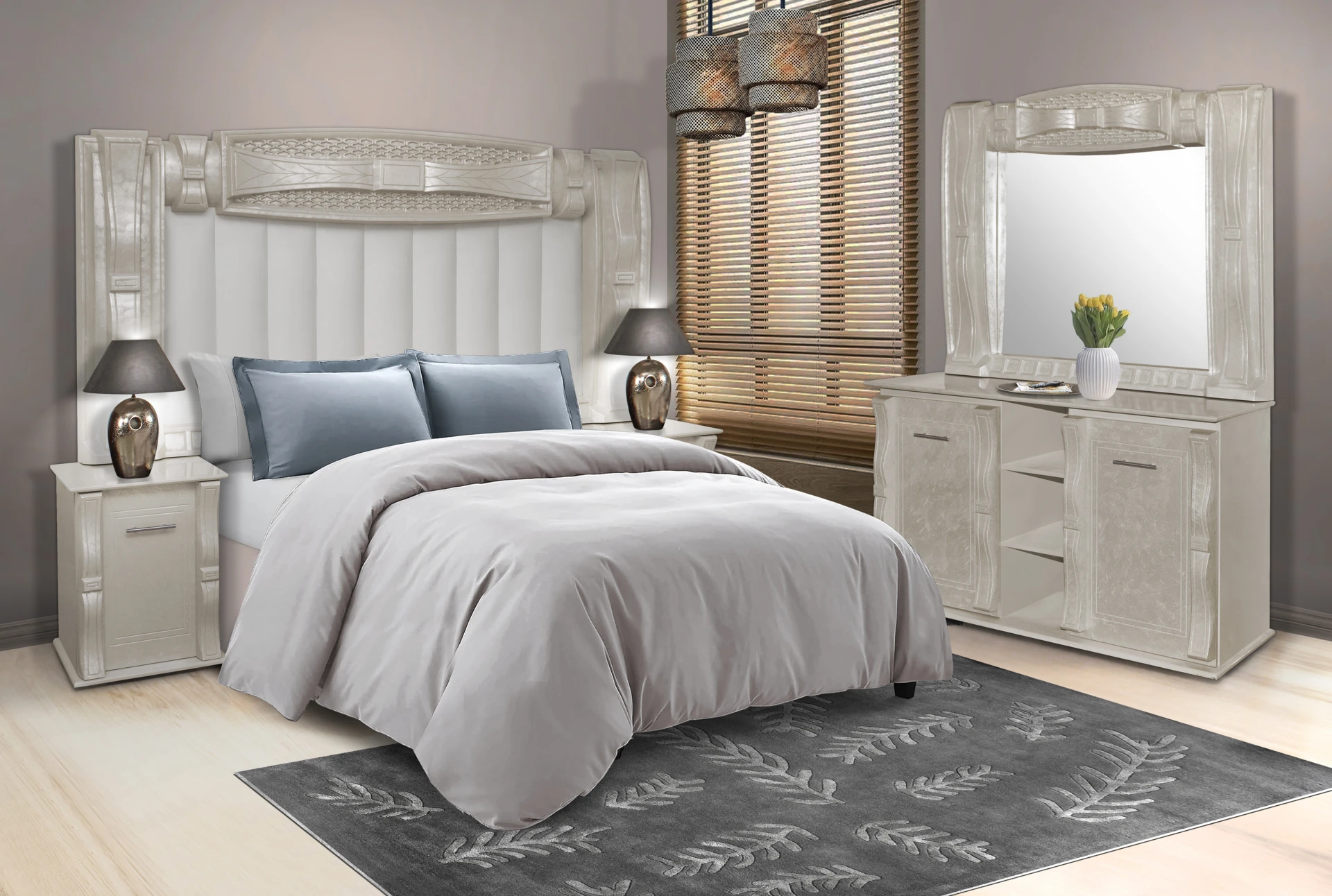 Seattle 2 Piece Bedroom Suite, Africa Wenge