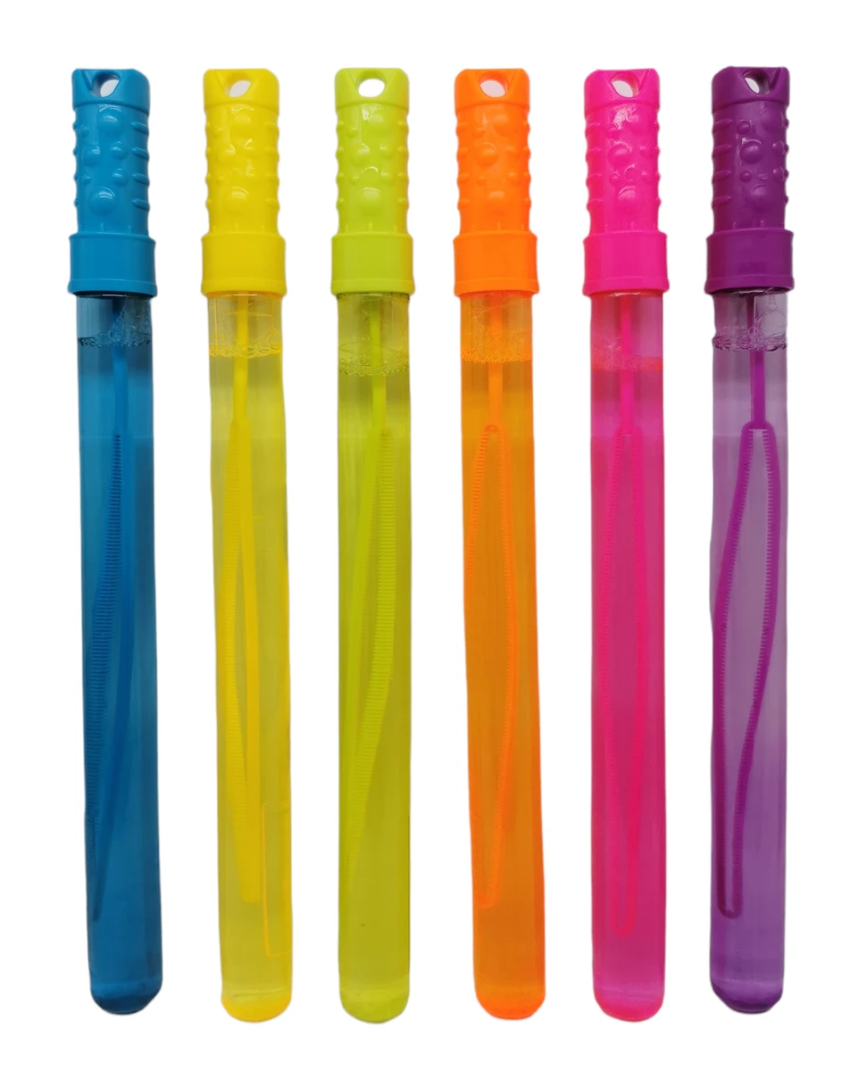 6 Piece Bubble Wands - 118ml