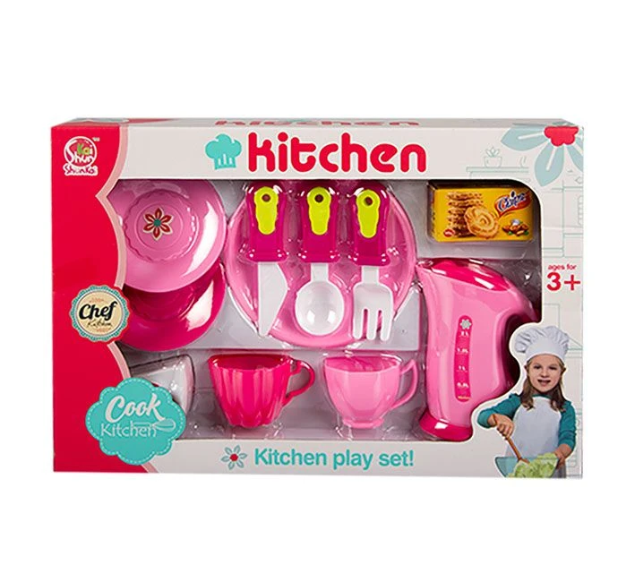 Kitchen Play Set - Coffee & Cake Set with Kettle - 11 Piece