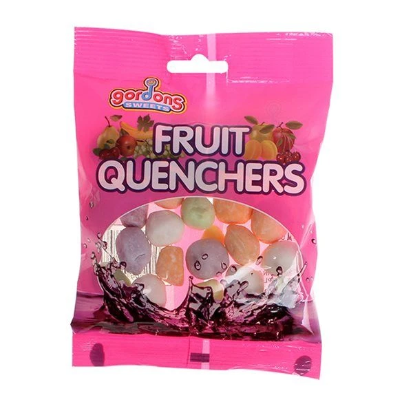 Gordons Sweets - Assorted Sweet Candy - Fruit Quenchers - 90g - 12 Pack