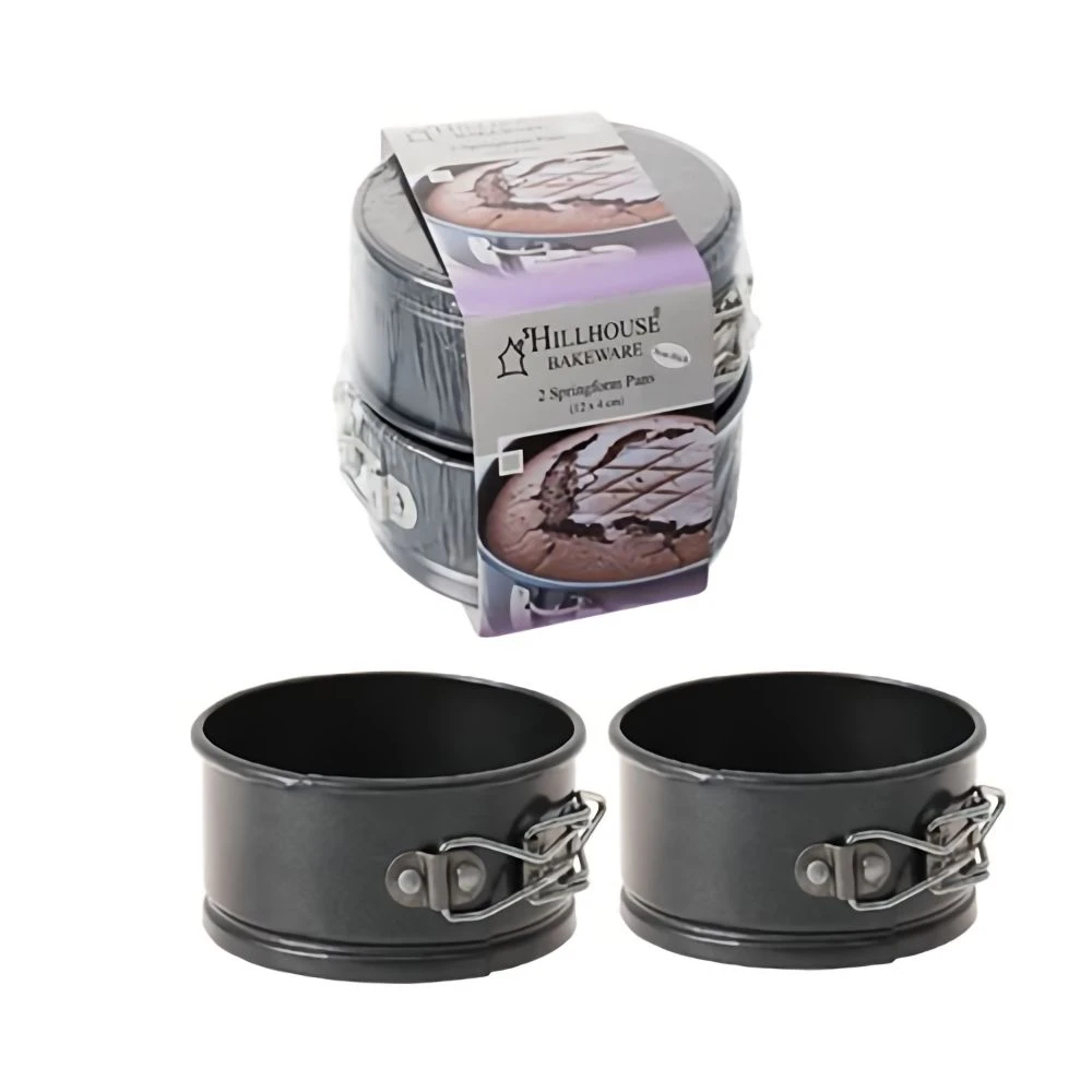 Bulk Pack X 2 Bakeware Non-Stick Springform Mini 2piece