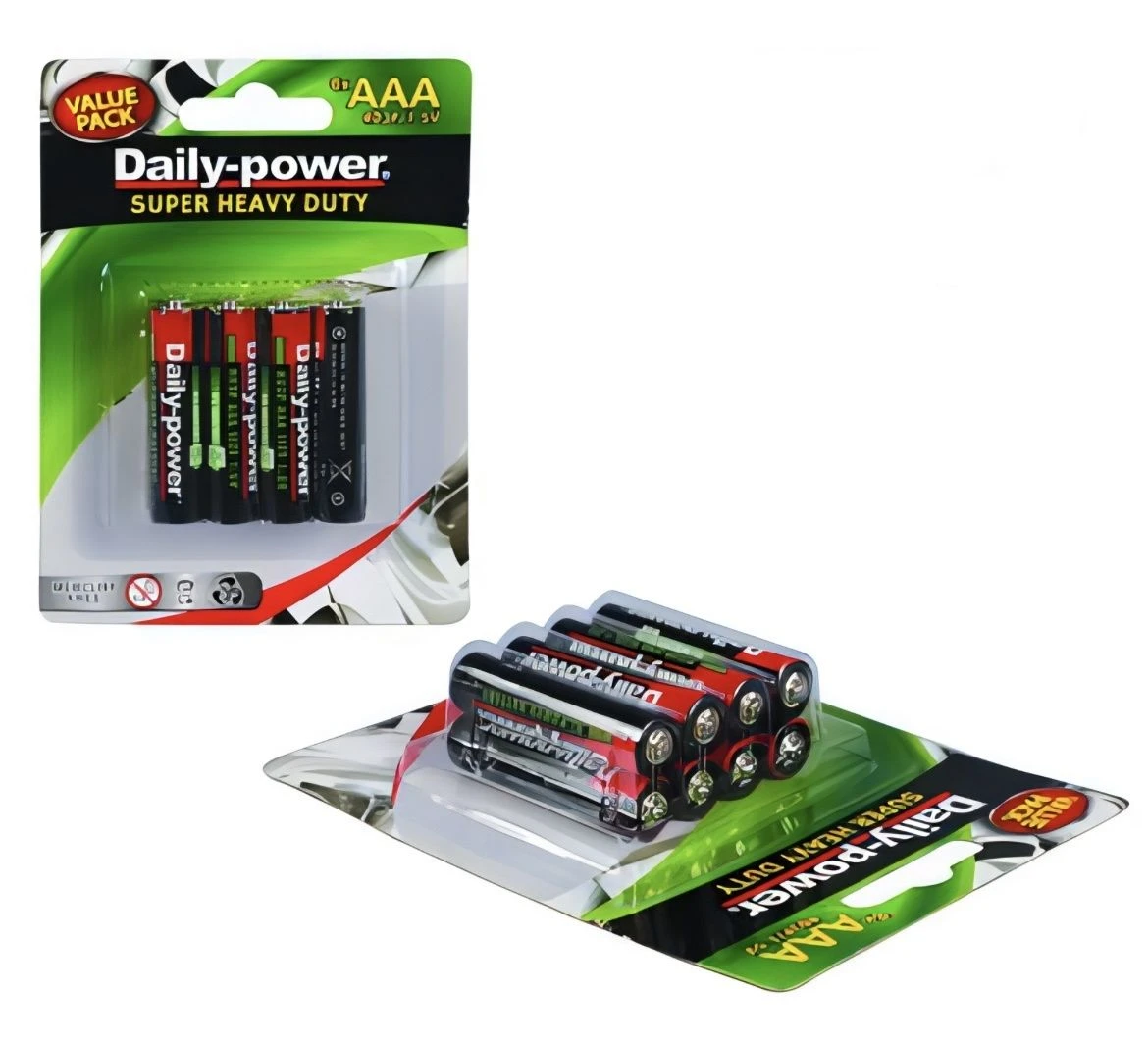 Heavy Duty AAA Batteries - 8 Pack