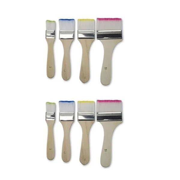 Eco Coloured Tip Art Brushes (Set of 8)