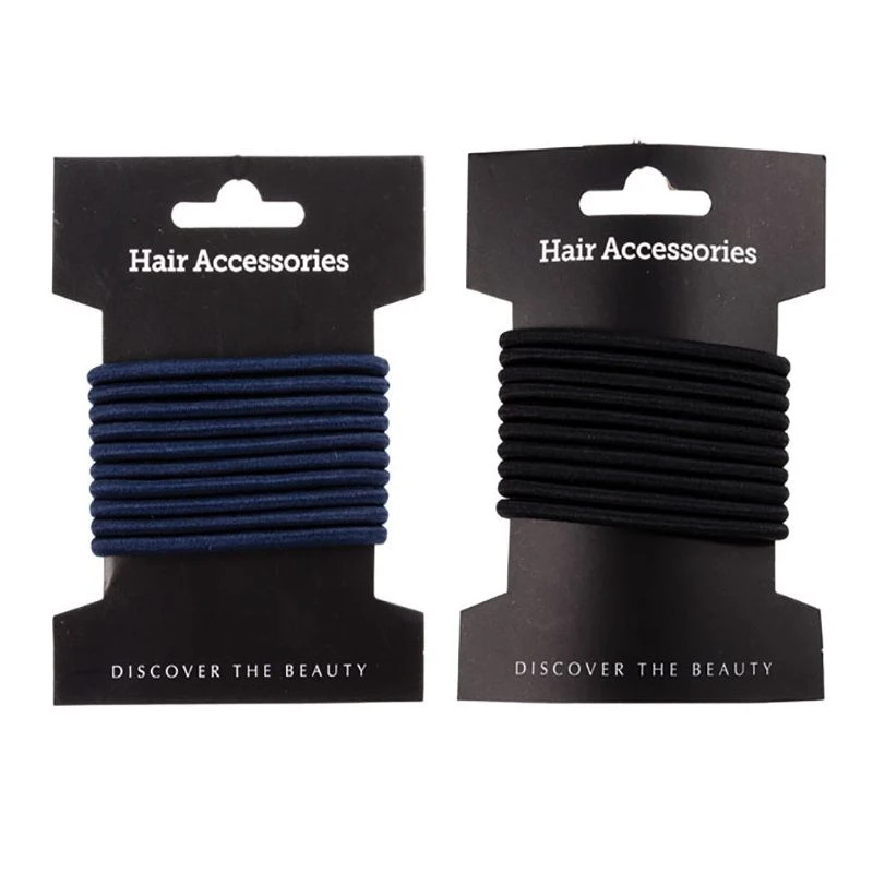 Bulk Pack x 2 Thick Hair Band Elastic 10pc No Joint