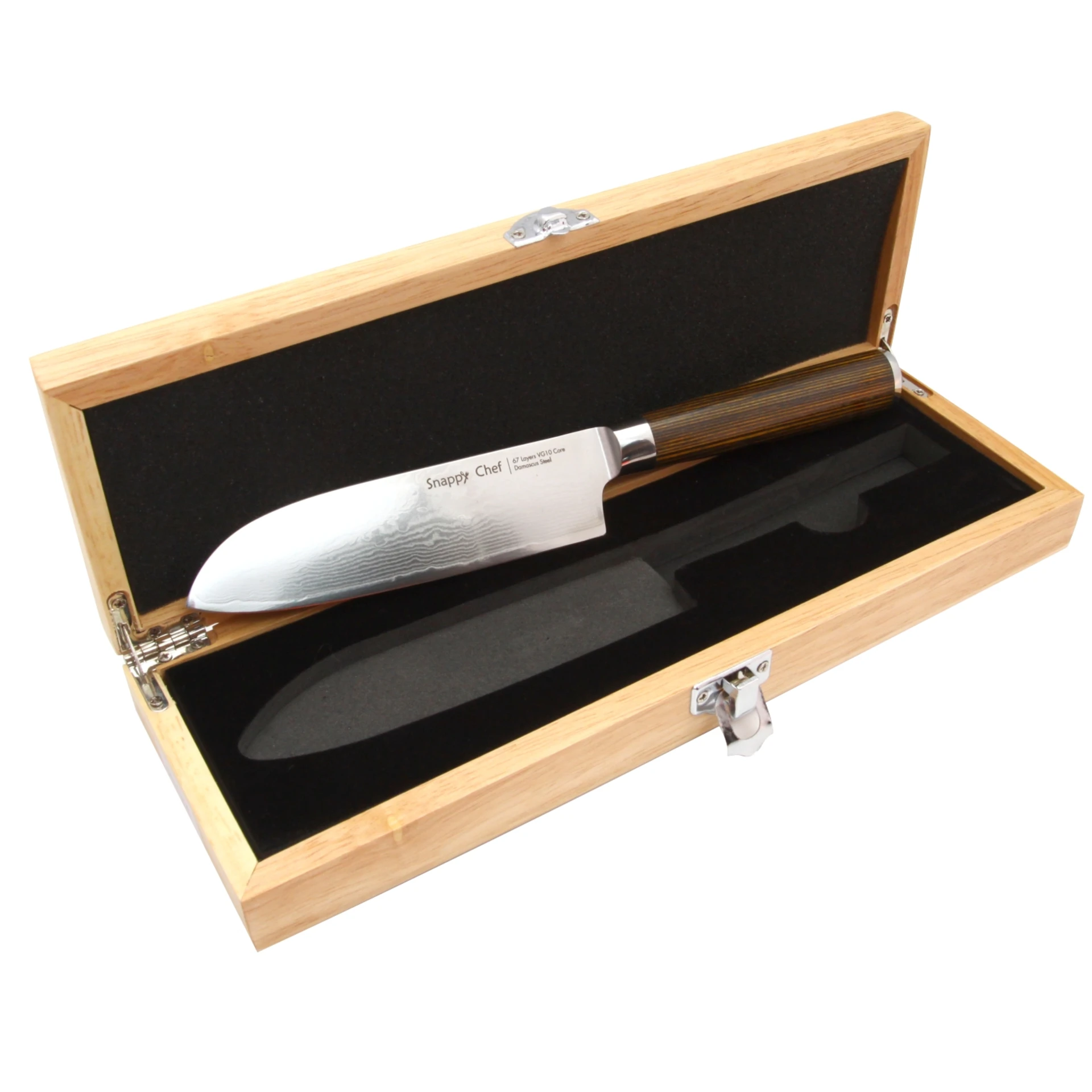 Snappy Chef 5” Damascus Santoku Knife