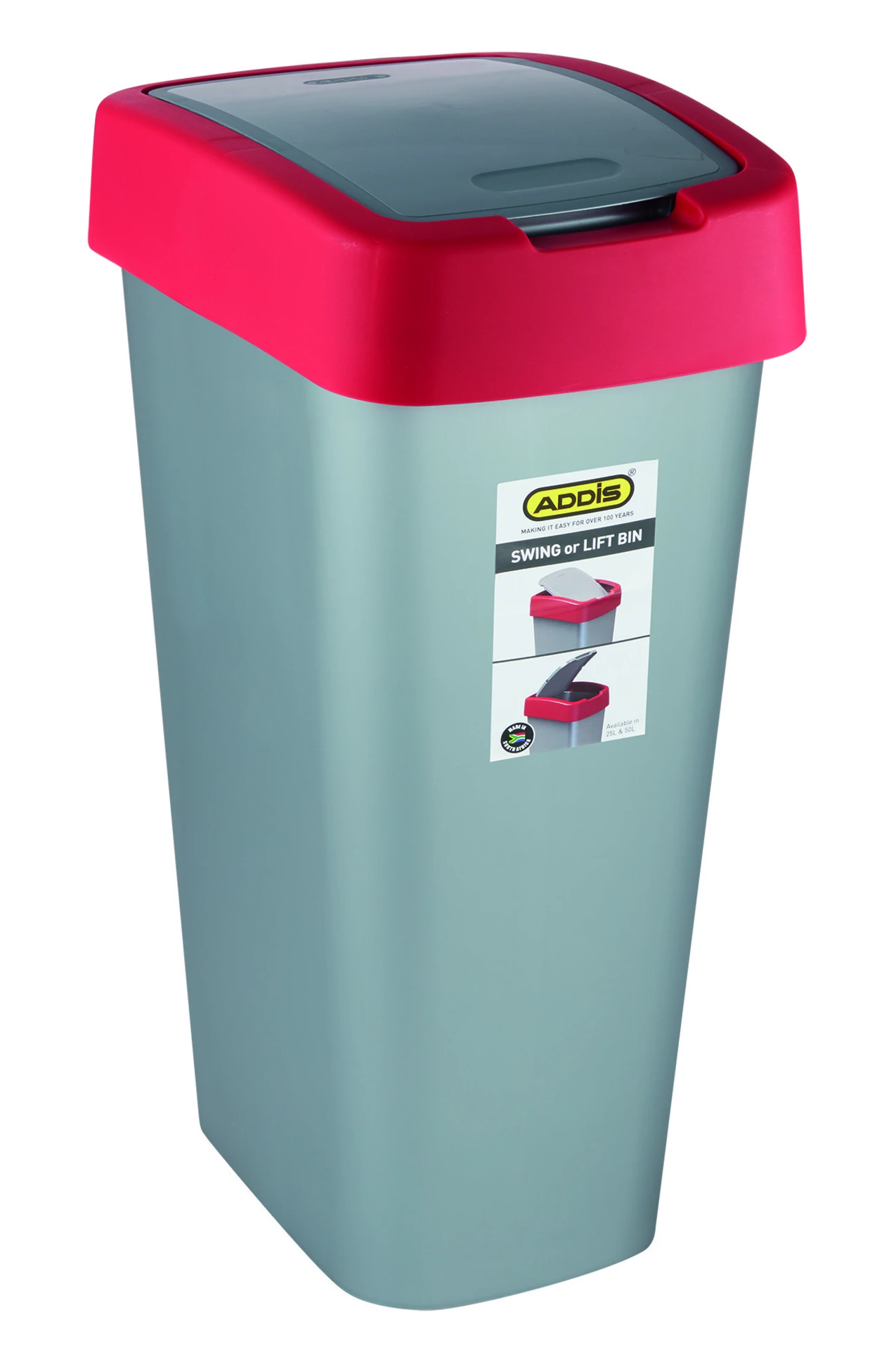 Addis Swing or Lift Bin 50L
