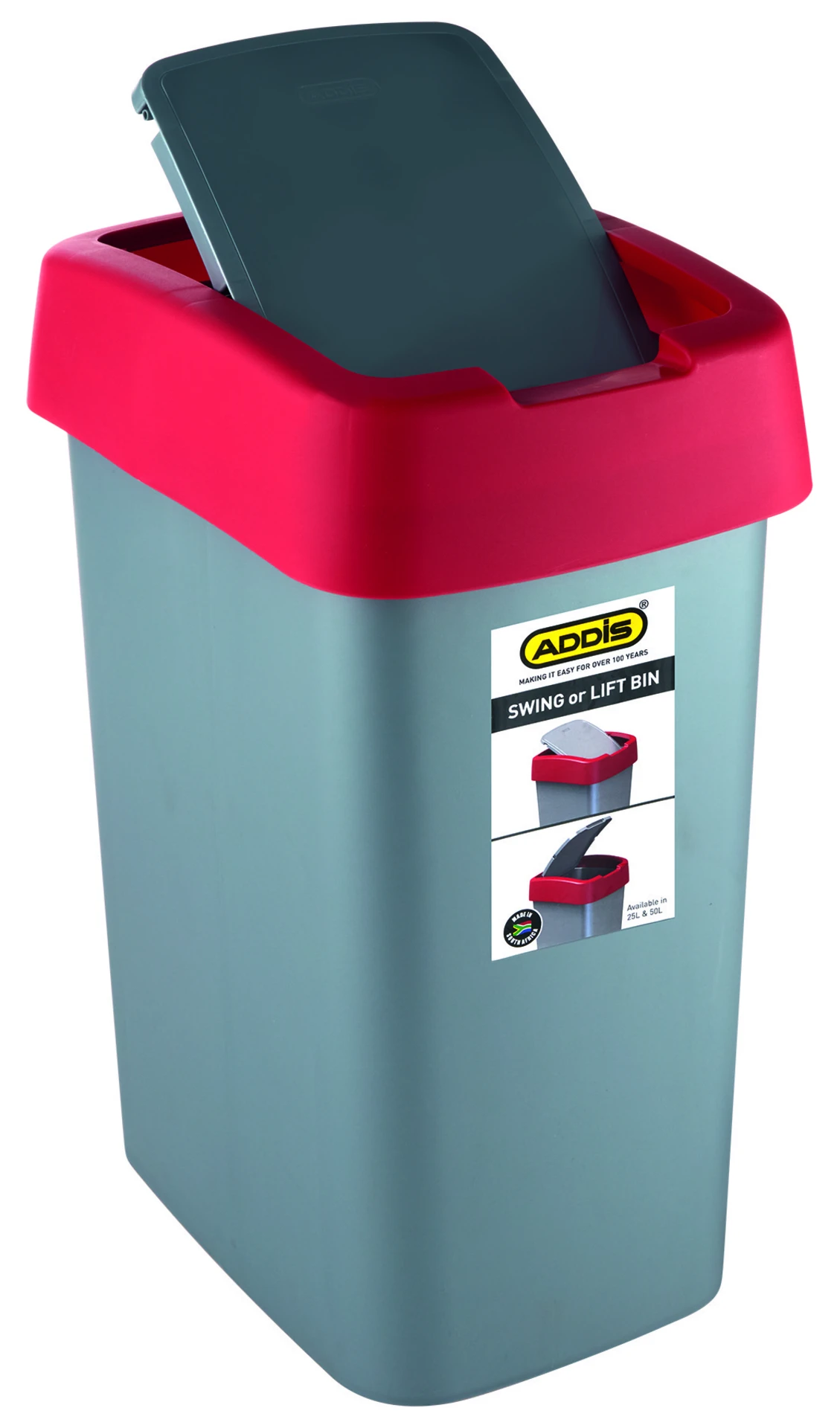 Addis Swing Or Lift Bin 25L