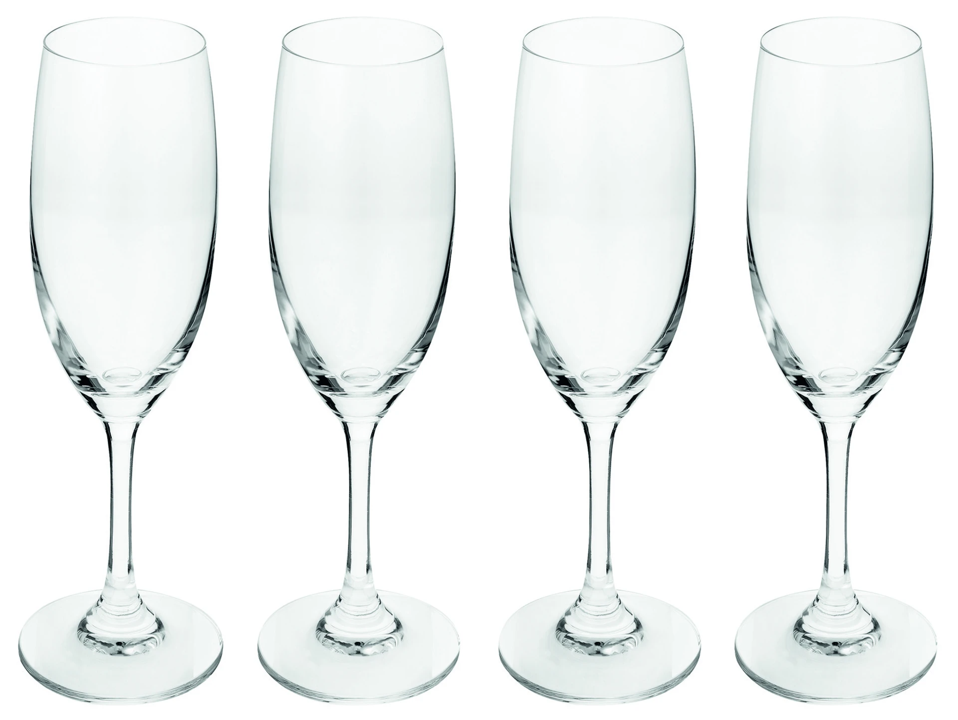 O2 Dine 220ml Champagne Glasses - Set of 4