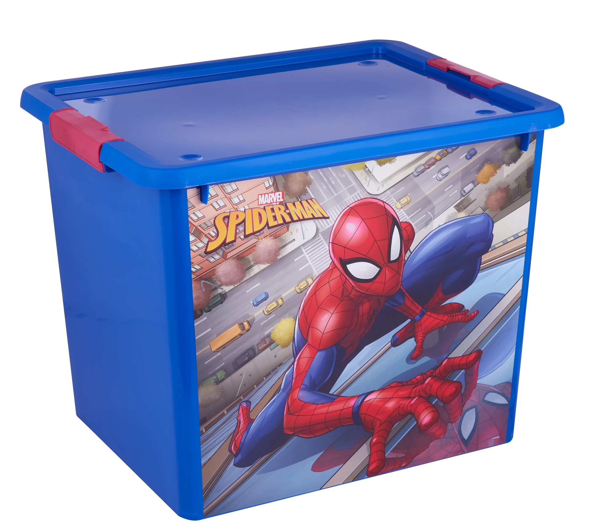 Addis Spider Man 70L Clearly Neat Storage Box