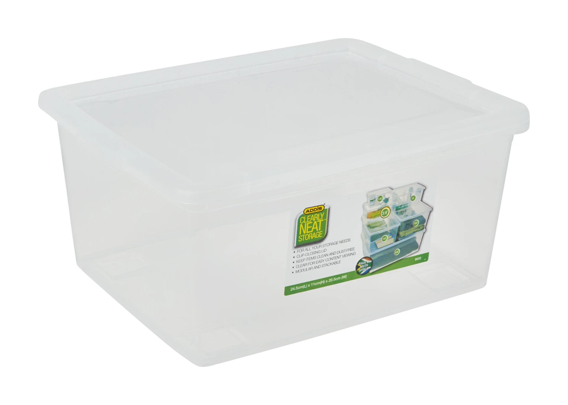 Addis Clearly Neat Storage Box 30L
