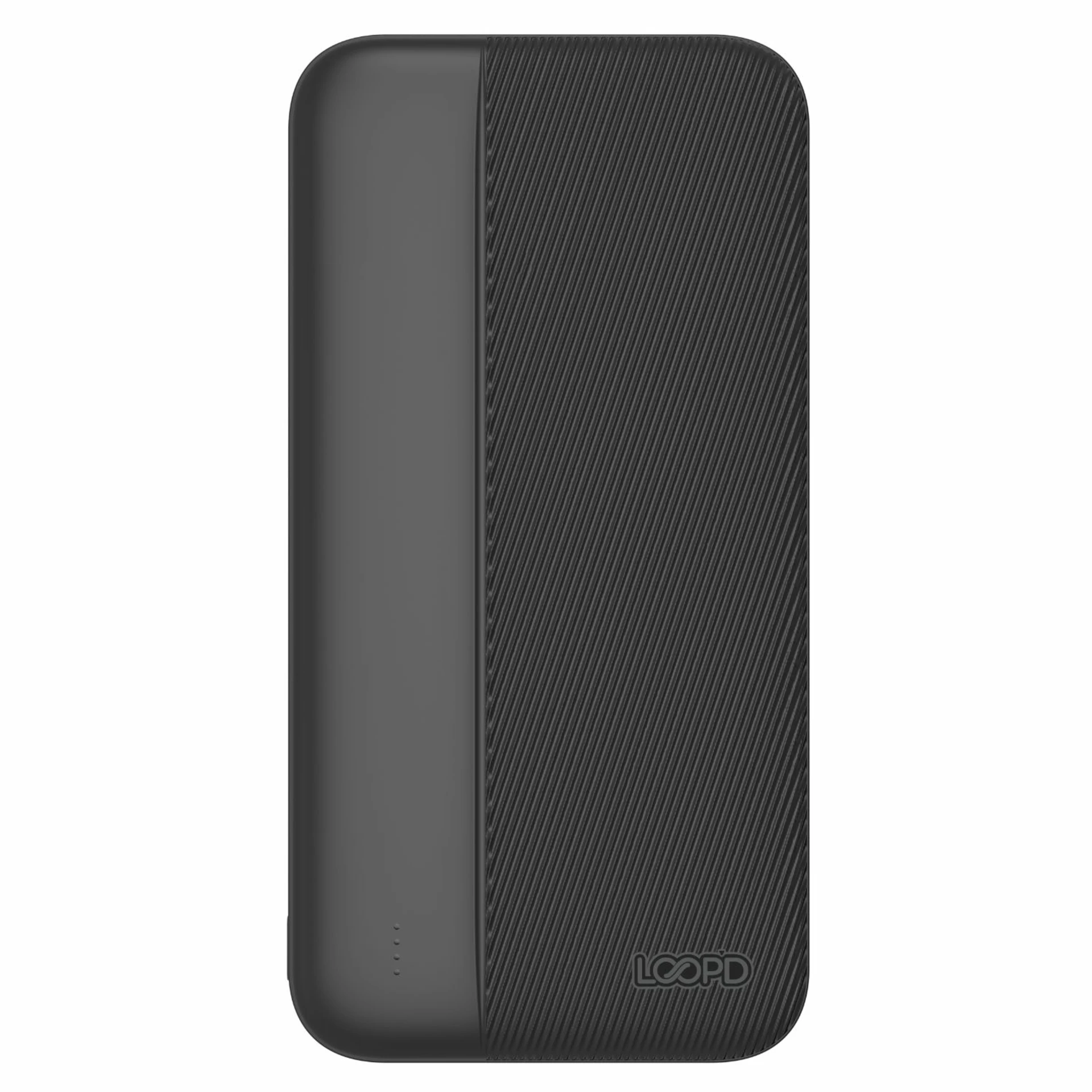 Loopd Lite 10000mAh 4LED Powerbank Black