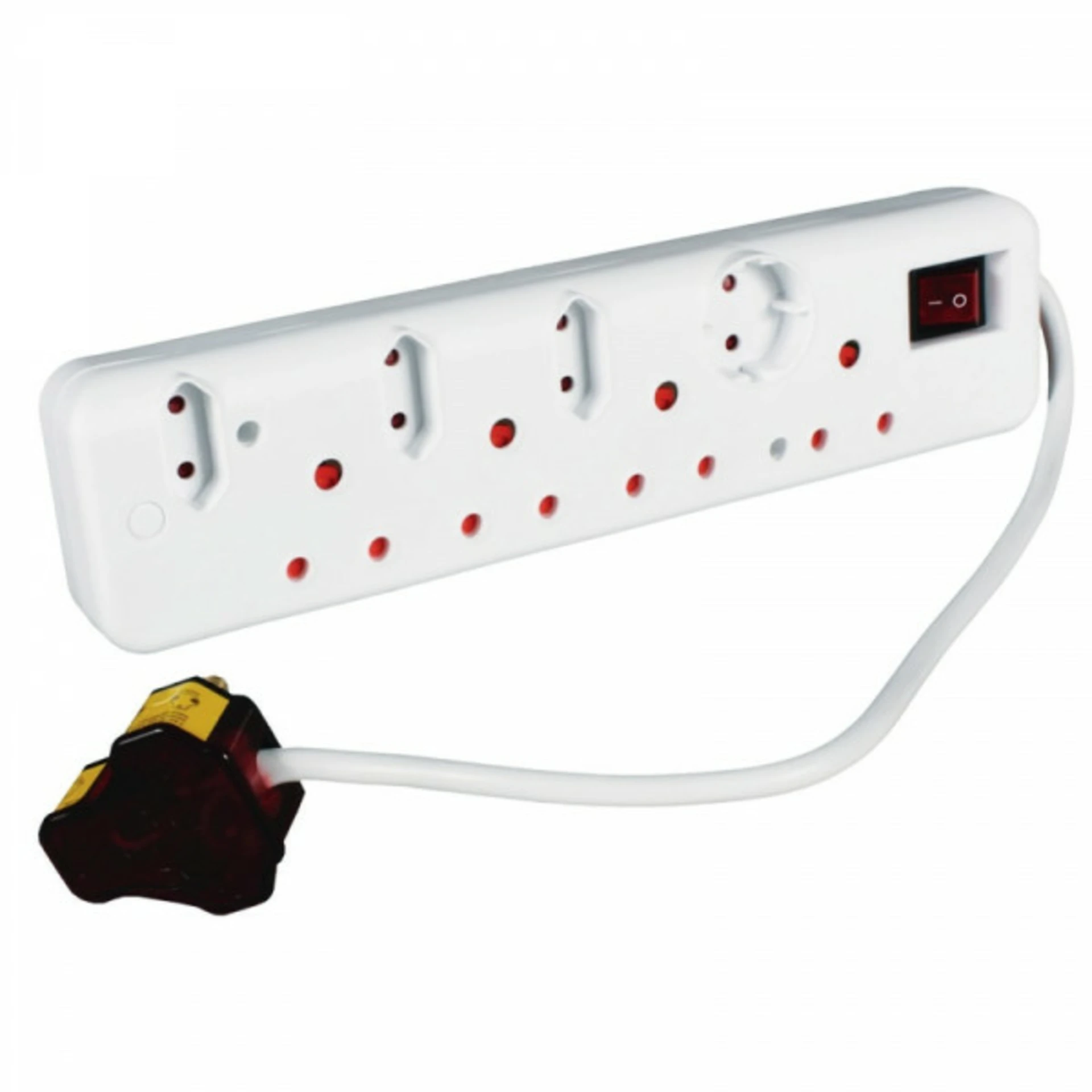 Ellies Multiplug 8 Way High Surge Multiplug 0.5m
