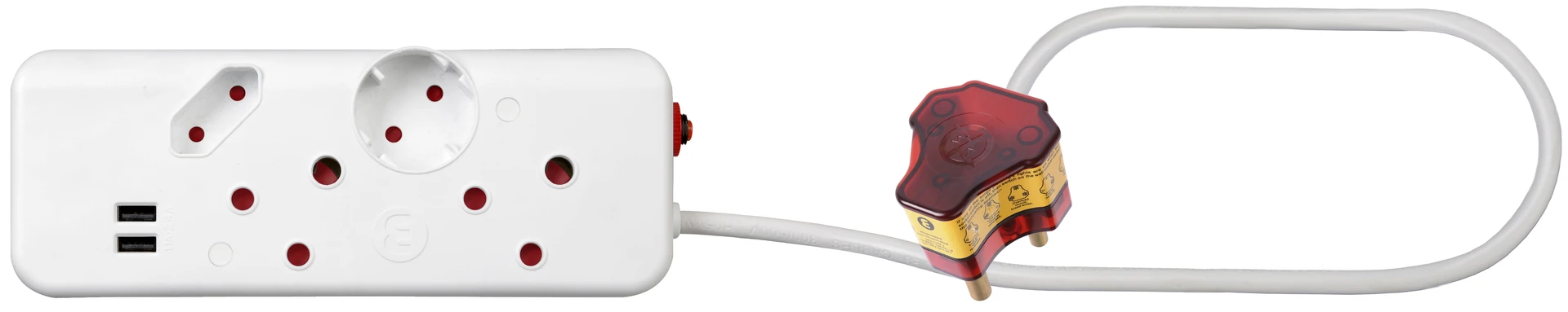 Ellies 4-Way High Surge Multiplug