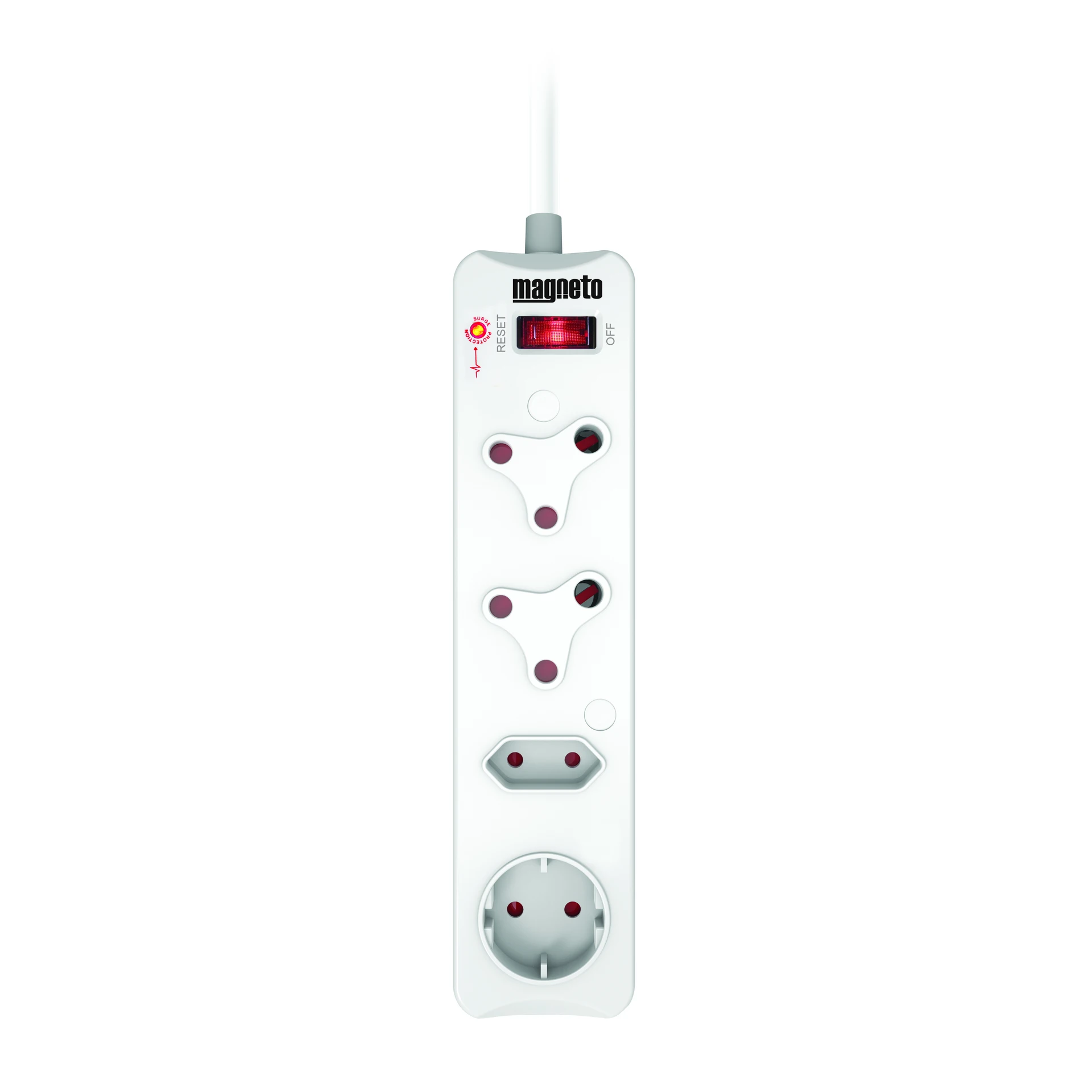 Magneto High Surge Protector Multi Plug 4 Way