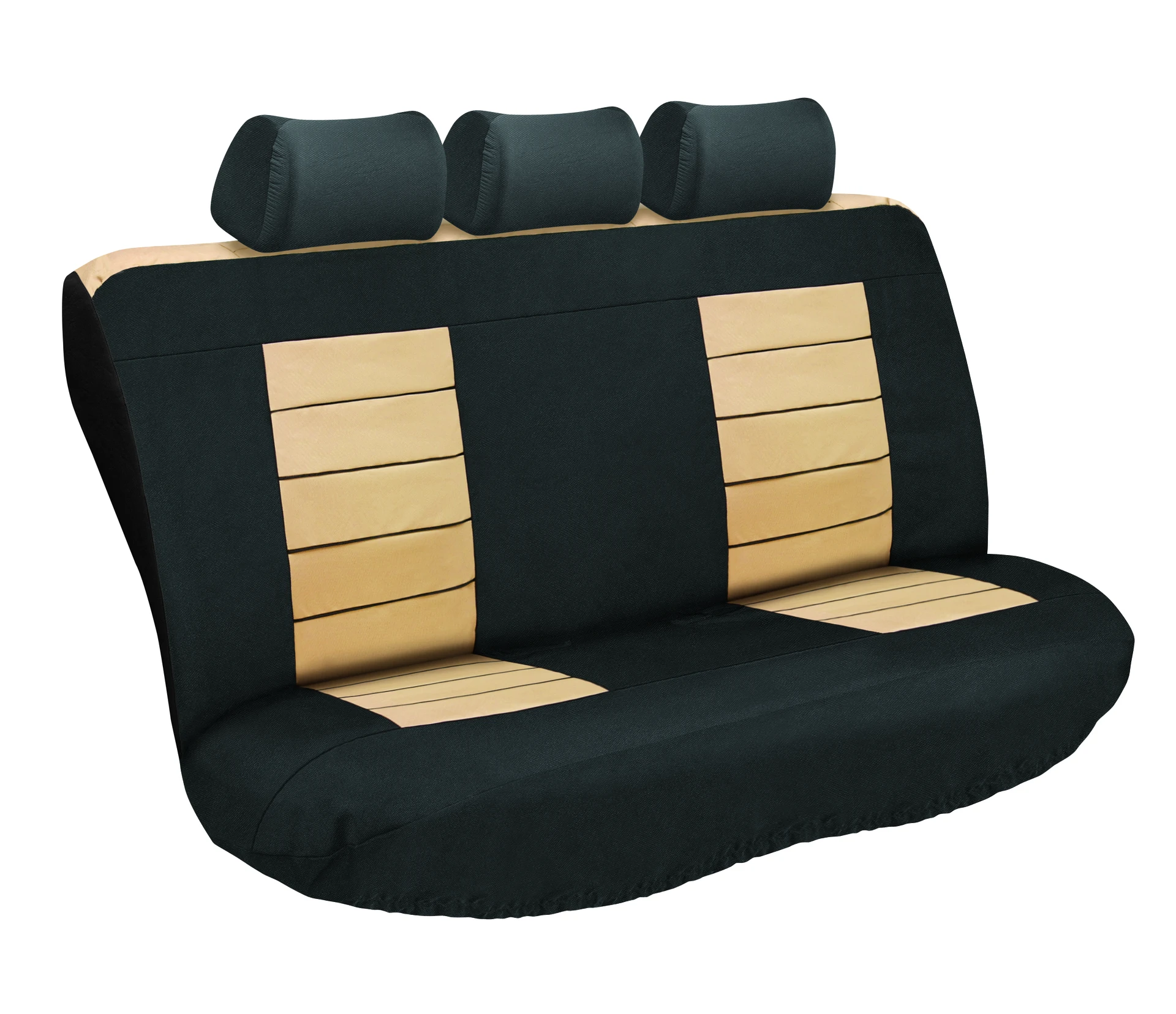 Ultimate HD Rear Car Seat Cover - Black/Beige