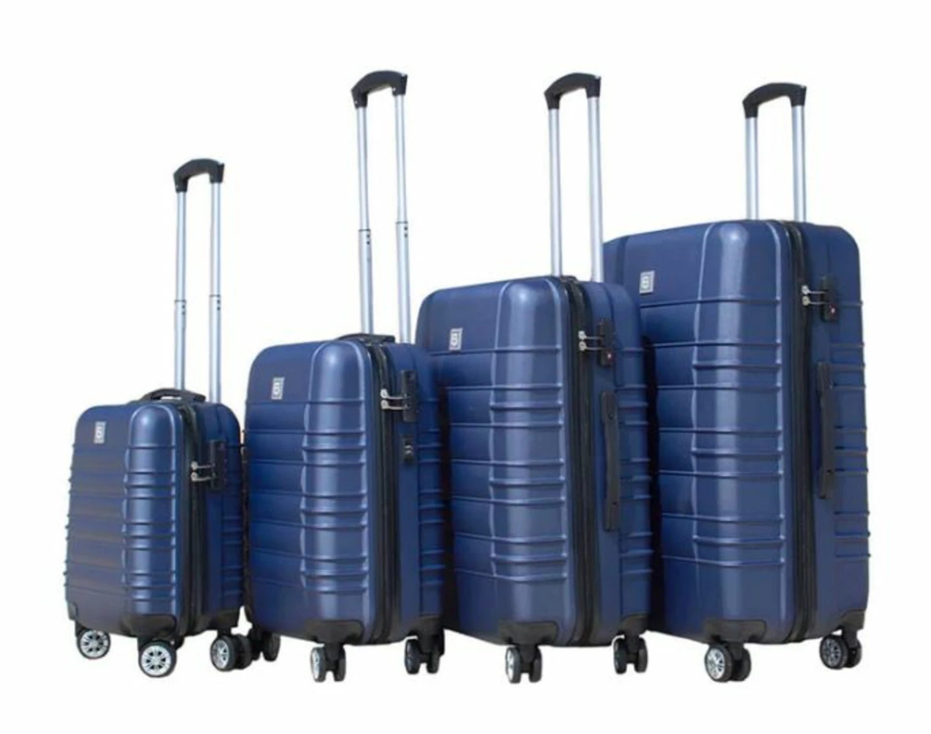 Eco Santorini 4 Piece Suitcase Set Navy