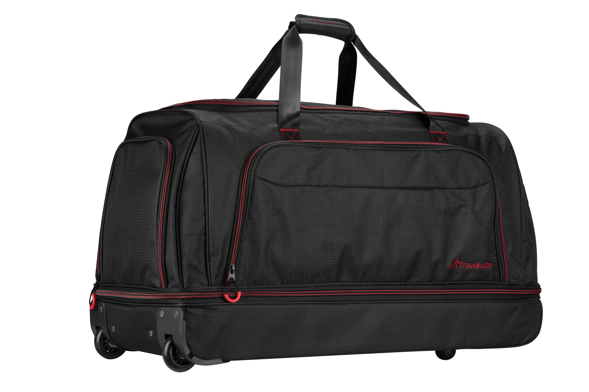 Travelwize Asteroid Trolley Duffle Black 120L